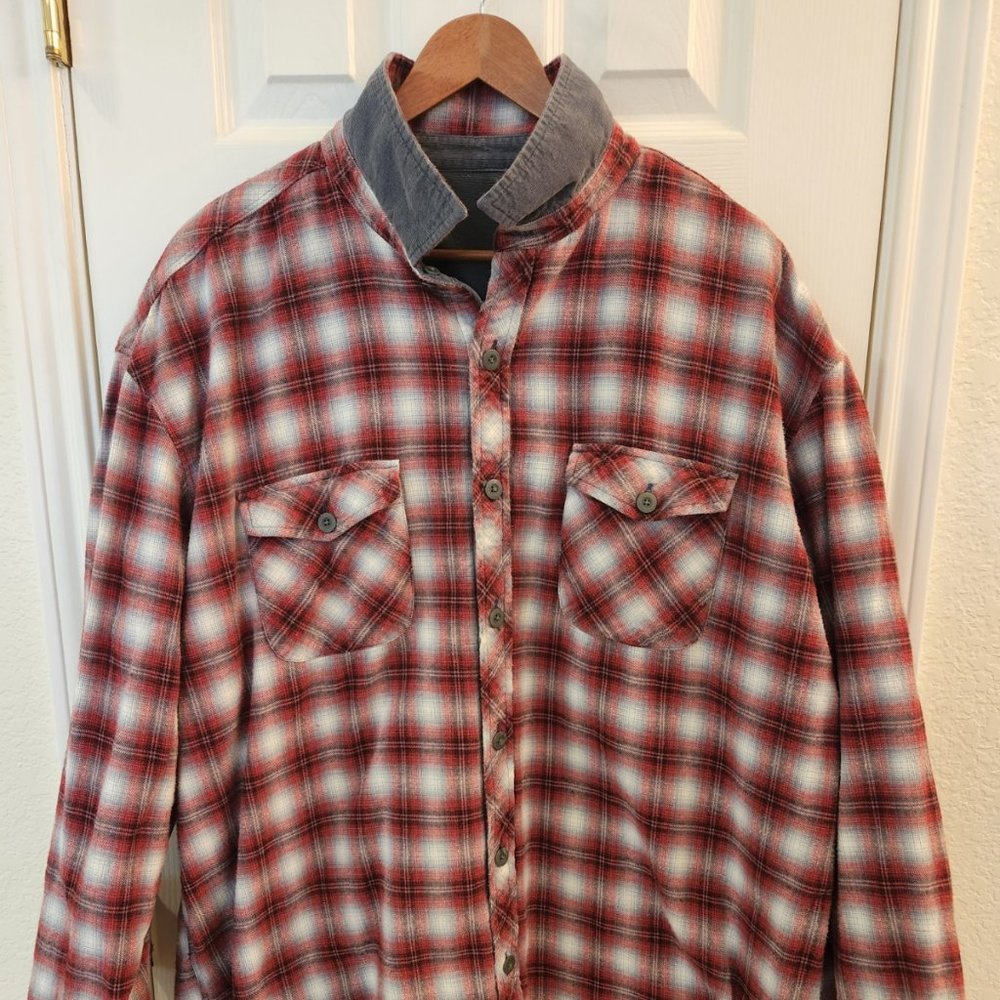 The Territory Ahead - reversible flannel shirt/jacket - XL